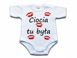 Ciocia tu była BODY niemowlęce - 56 kr