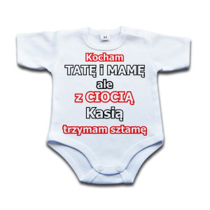 Bodziak z ciocią TWOJE IMIĘ trzymam sztamę - 56 kr
