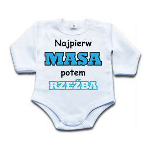 BODY niemowlęce Najpierw masa potem rzeźba - 56 dł