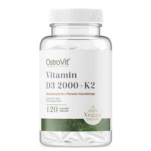 OSTROVIT Witamina D3 2000 + K2 120 kaps.