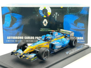F1 Renault 2005 Alonso Champ LTD Sao Paulo Hot Wheels Elite 1:18