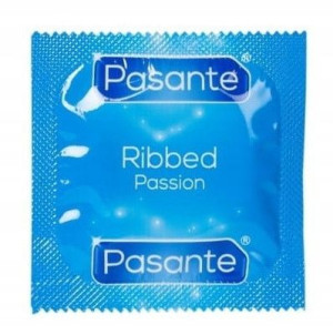 erotyka PREZERWATYWY PRĄŻKOWANE PASANTE RIBBED 10szt