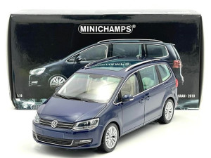 Volkswagen Sharan - 2010, blue metallic Minichamps 1:18