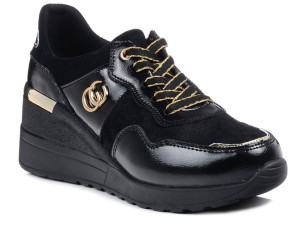 Sneakersy damskie na koturnie S.Barski LR29169