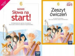 ZESTAW Nowe Słowa na start 6 NE Podręcznik+Ćwiczen