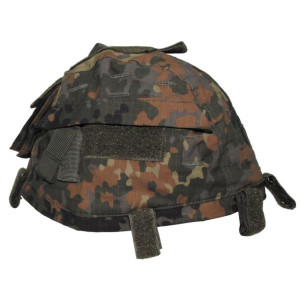 Pokrowiec na hełm z kieszenią i flecktarn