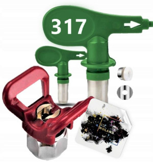 Dysza 317 HEA + Filtr + Osłona Agregat Pistolet malarski