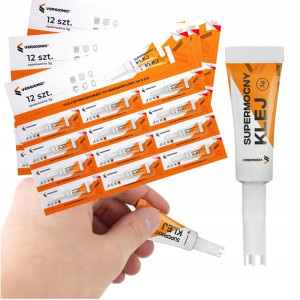 Klej Super Glue Mocny Szybkoschnący Zestaw 36 Szt