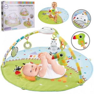 WOOPIE Interaktywna Mata Edukacyjna Sensoryczna 8 Melodii Projektor Farma