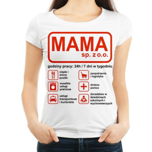 damska KOSZULKA Mama Sp z o. o. DZIEŃ MATKI - XS