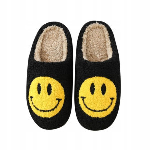 Kapcie Ciepłe Klapki Smiley Minka Uśmiech 41-42