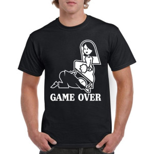 Koszulka Na Wieczór Kawalerski Game Over - M