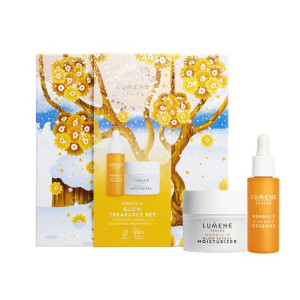 Lumene Nordic-C zestaw Glow Boost Essence 30ml + Glow Reveal Moisturizer 50