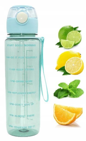 Butelka Bidon 700ml Motywacyjna Na Wode Rowerowy