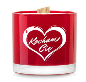 Kocham Cię. Walentynki Duża Świeca