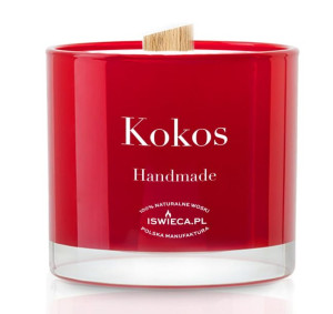 Kokos. Duża Świeca Sojowa 310 ml