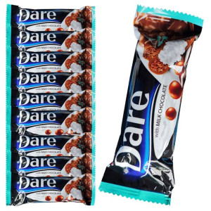 10x Eti Dare Baton kokosowy w czekoladzie 28g