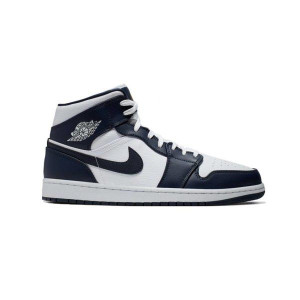 Buty Air Jordan 1 MID Metalic Obsydian - 554724-174