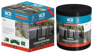 WDB OREMIUM LINE Taśma ogrodzeniowa 19cm x 26m RAL9005