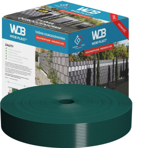 WDB PREMIUM LINE Taśma ogrodzeniowa  47,5mm x 50m RAL6005