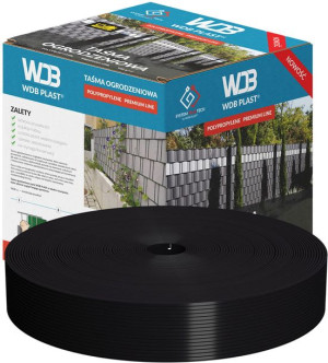 WDB PREMIUM LINE Taśma ogrodzeniowa 47,5mm x 50m RAL9005