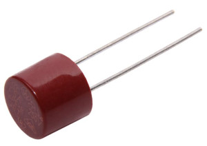 Bezpiecznik topikowy kubkowy 3.15A 250V  zwłoczny raster 5,08mm