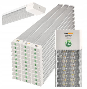 30x Natynkowa Lampa 120 Cm Led 36w Panel Saturn
