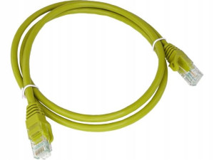 Alantec Patchcord U/UTP KAT.6 PVC 1m żółty