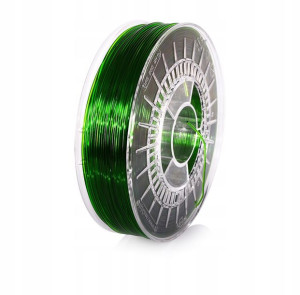Filament ROSA 3D PETG 1,75mm 800g Zielony Transp.