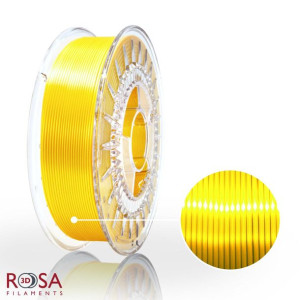 Filament ROSA 3D PLA SILK 1,75mm 800g Żółty Yellow