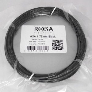 Filament ROSA3D ASA 1,75mm 50g Czarny Black