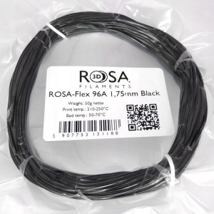 Filament ROSA3D FLEX 96A TPU 50g Czarny Black