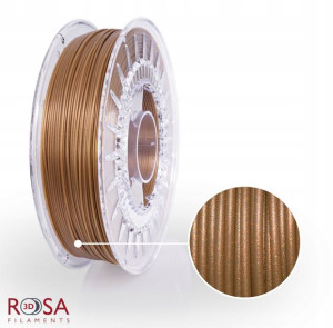 Filament ROSA3D PLA 1,75mm 800g Brązowy Błyszczący