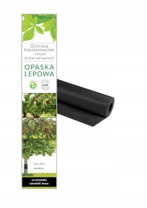 Opaska Taśma Lepowa na Owady 30cmx2,5m Czarna