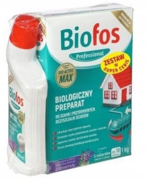 Zestaw Biofos Biologiczny Preparat 1kg+WC żel 0,5l