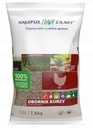 Obornik Kurzy 10L Naturalny Nawóz z Iławy