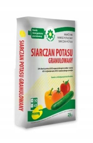 Siarczan Potasu nawóz granulowany posypowy 25kg