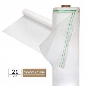 Agrowłóknina Biała 12,65x100m 21g Zimowa Okryciowa