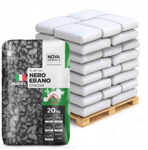 Otoczak grafit czarny NERO EBANO 25-40mm 1000kg 1t