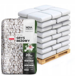 Grys beżowy CREAM 8-16mm 1000kg 1t Kamień