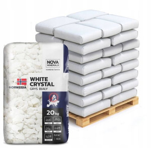 GRYS Biały White Crystal 8-15mm 1000kg 1t