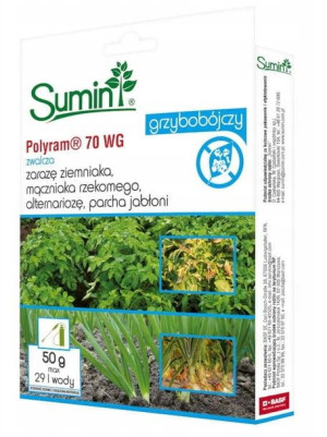 Sumin Polyram 70WG 50g grzybobójczy zwalcza zarazę