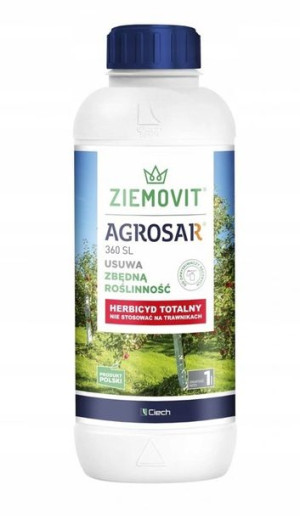 Agrosar 360SL 1L Ziemovit na Chwasty i Korzenie