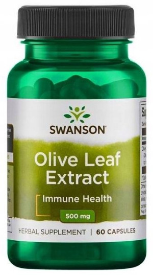 Swanson Liść Oliwny Ekstrakt 500mg 60k. Oliwka