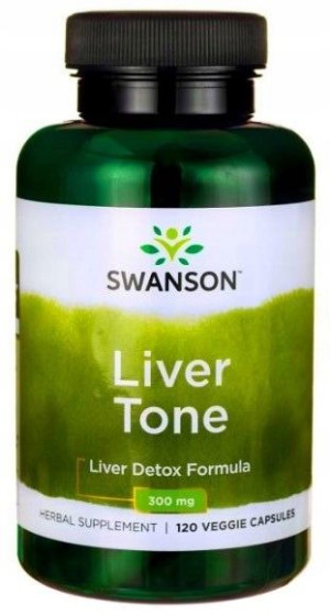 Swanson Liver tone Wątroba Regeneracja 120kaps.