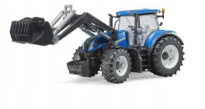 Bruder 03121 Traktor New Holland łyżka zdej. koła