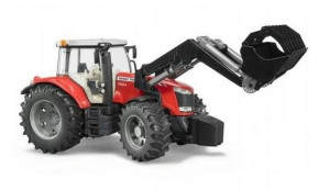 Bruder 03047 Traktor Massey Ferguson z ładowaczem