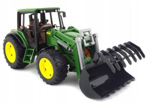 Bruder 02052 Traktor John Deere 6920 Z Ładowarką