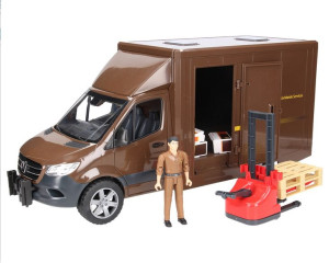 Bruder 02678 Mercedes Sprinter UPS kurier paleciak