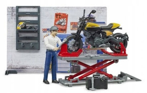 Bruder 62102 Warsztat motocyklowy + Ducati